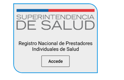 Superintendencia de Salud - Registro Nacional de Prestadores Individuales